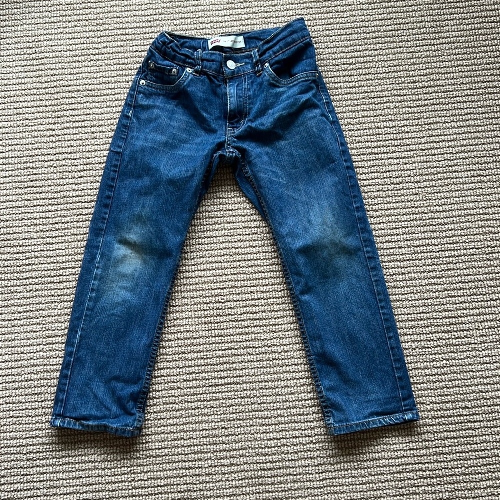 Boys Levi’s 541 Athletic fit size 8 regular blue jeans with adjustable waist
